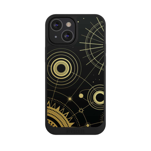 Apple iPhone 13 Mini NIVOpure Le noir et l'or semblent abstraits