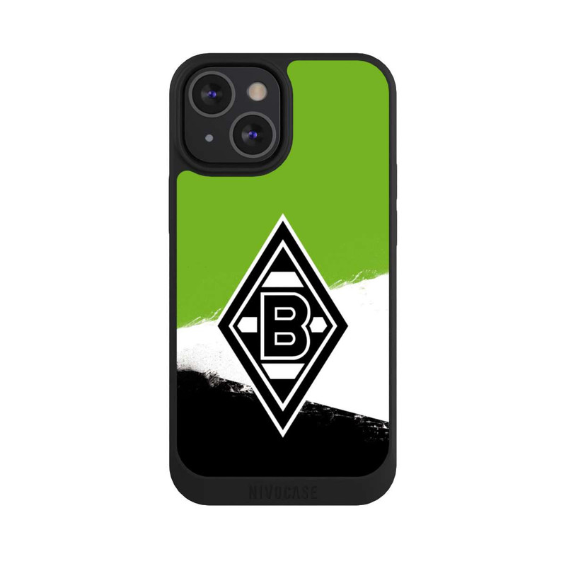 iPhone 13 Mini NIVOpure Borussia Grunge Grün-Weiss-Schwarz