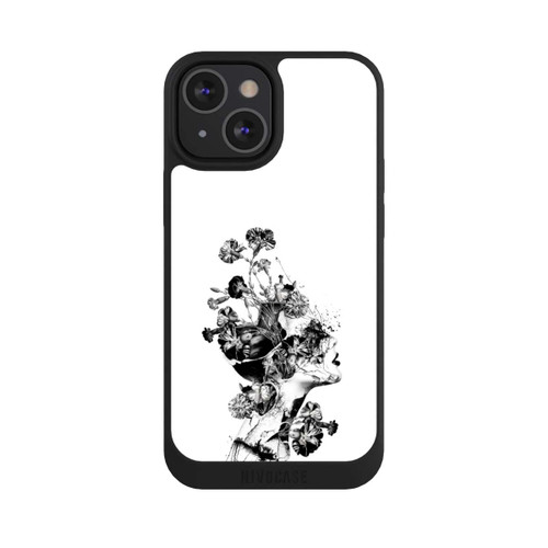 Apple iPhone 13 Mini NIVOpure Gebrochen Schwarz/Weiß