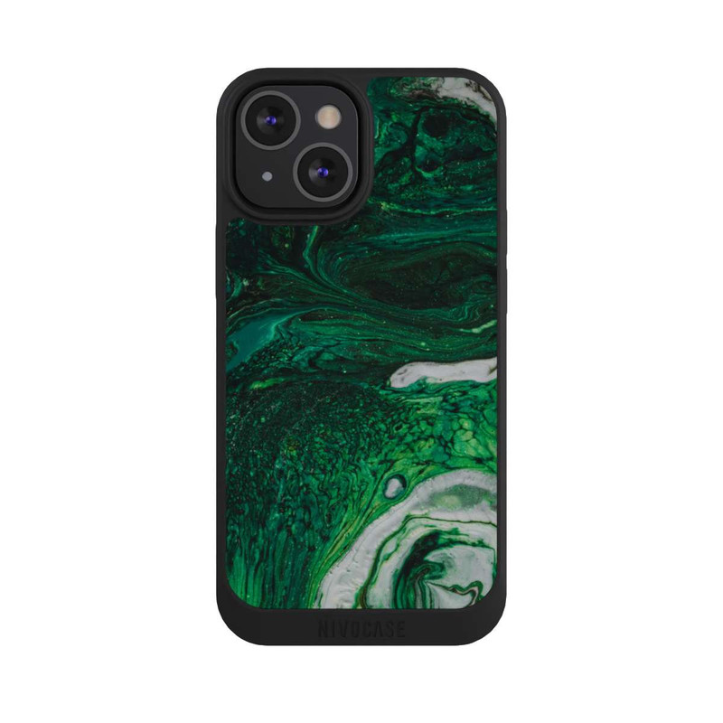 iPhone 13 Mini NIVOpure Green oil texture