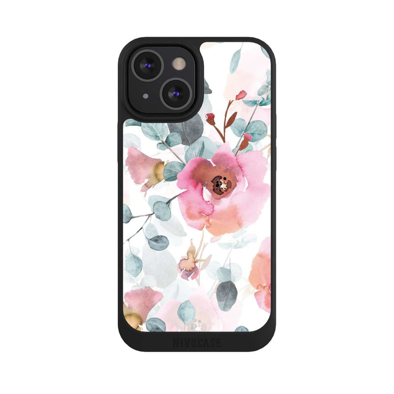 iPhone 13 Mini NIVOpure Aquarell Blumentapete