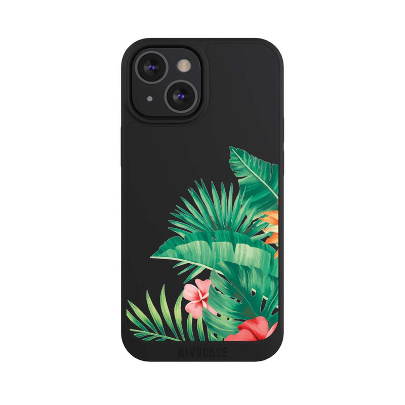 iPhone 13 Mini NIVOpure Tropische Blumen ohne Hintergrund