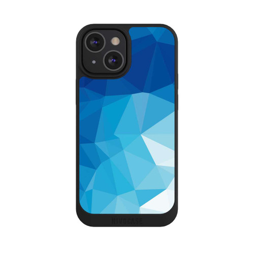 Apple iPhone 13 Mini NIVOpure Mosaïque Polygonale Bleue