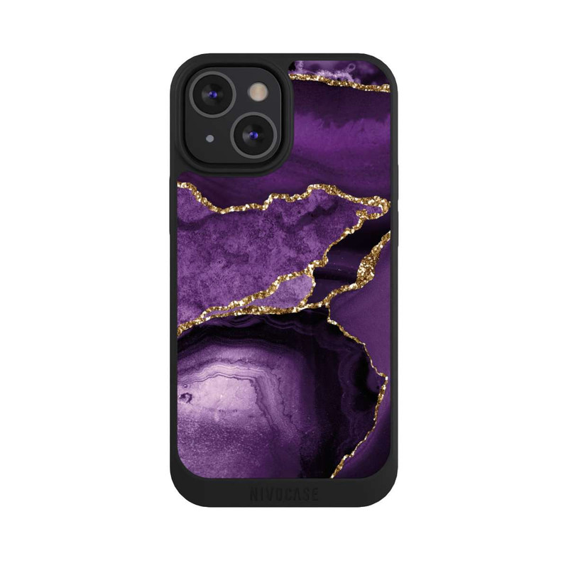 iPhone 13 Mini NIVOpure Lila Marmor Landschaft