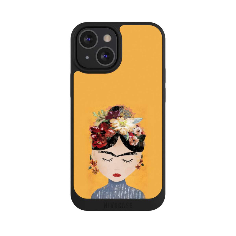 iPhone 13 Mini NIVOpure Art Girl Eyebrowes Yellow