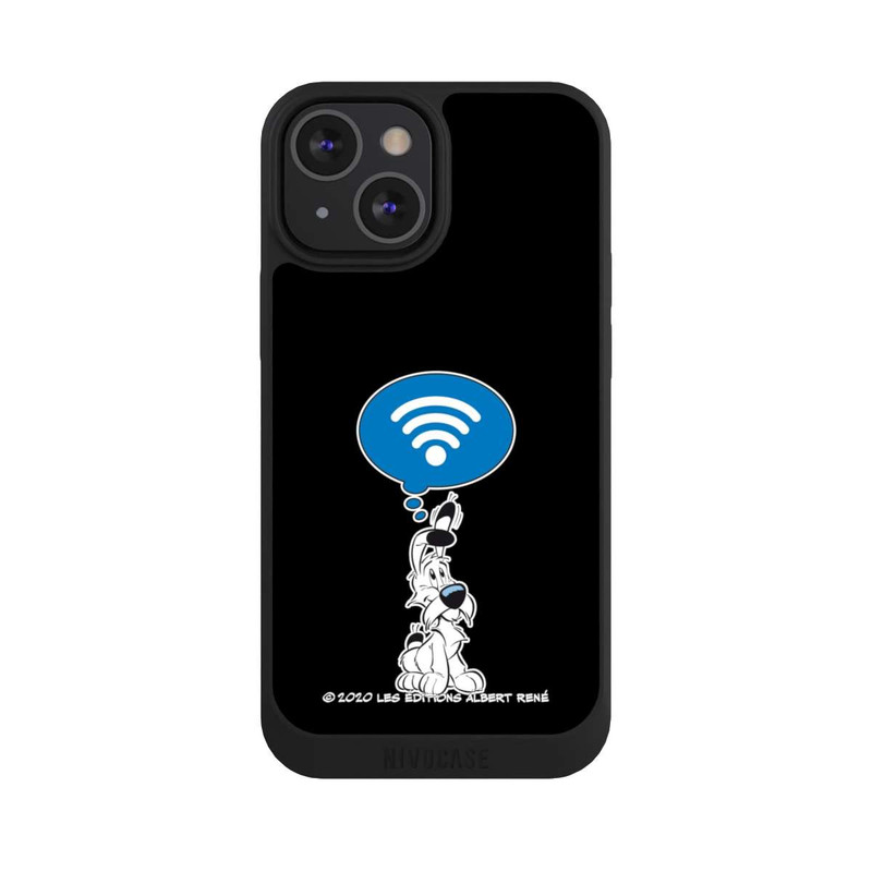 iPhone 13 Mini NIVOpure Idéfix WI-FI Sur Fond Noir