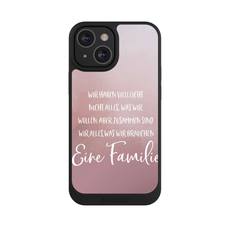 iPhone 13 Mini NIVOpure Eine Familie Altrosa