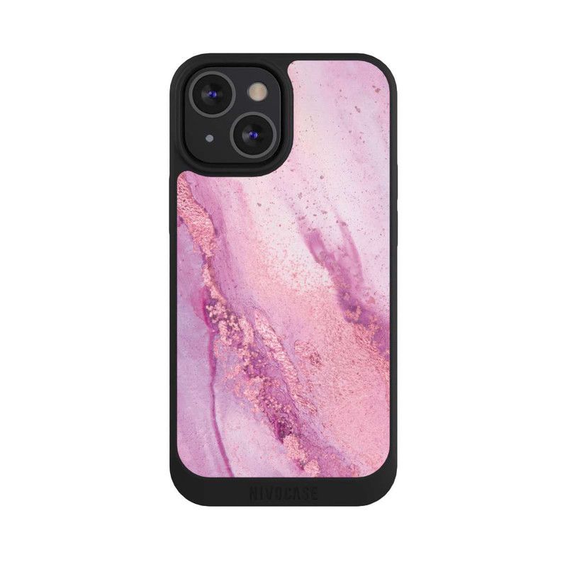 iPhone 13 Mini NIVOpure Lila Marmorwand