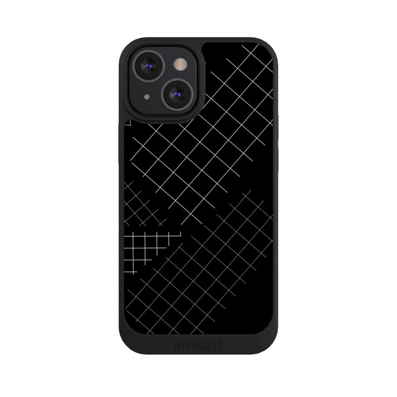 iPhone 13 Mini NIVOpure Black White Grid