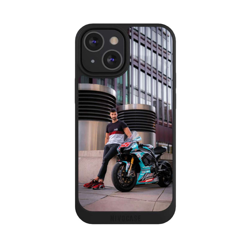 iPhone 13 Mini NIVOpure Blaues Motorrad - MDS