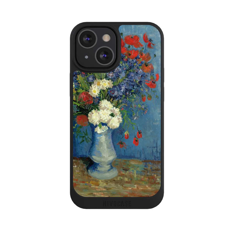 iPhone 13 Mini NIVOpure Vase avec Bleuets et Coquelicots - Vicent Van Gogh