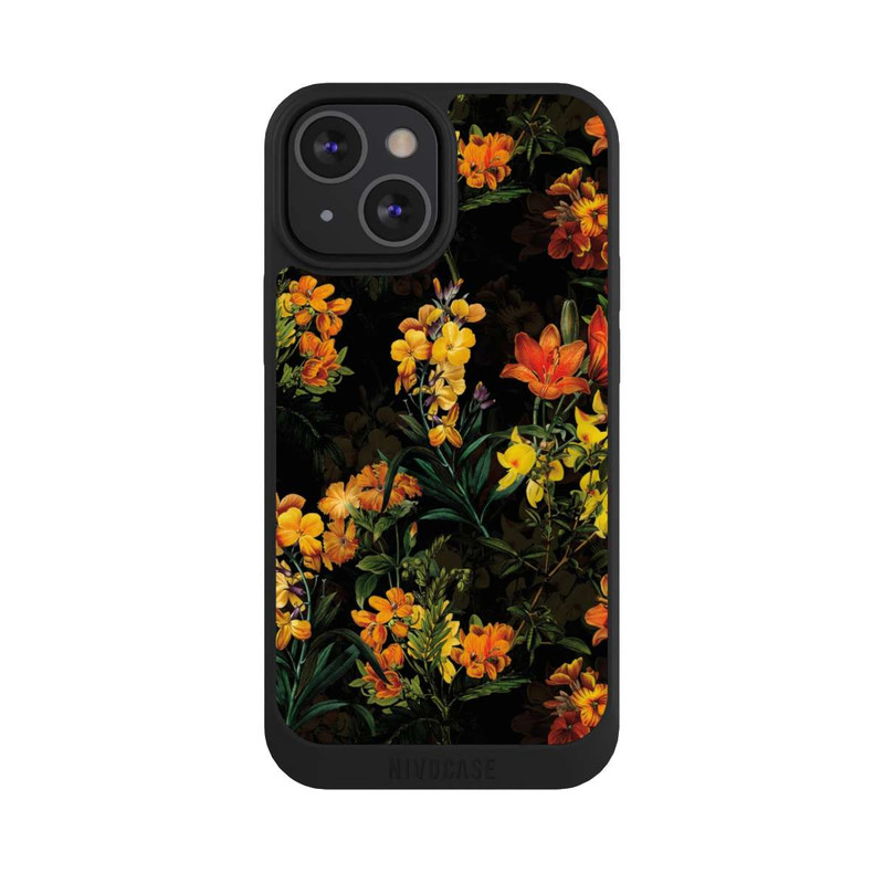 iPhone 13 Mini NIVOpure Bunte Blumen Gelb