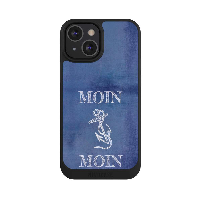 iPhone 13 Mini NIVOpure Moin Anker grunge blau
