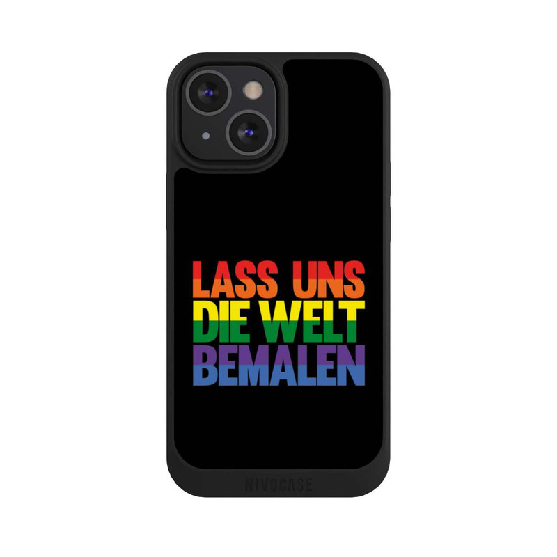 iPhone 13 Mini NIVOpure Lass uns die Welt Bemalen