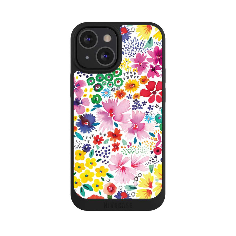 iPhone 13 Mini NIVOpure Kunstvolle kleine Frühlingsblumen