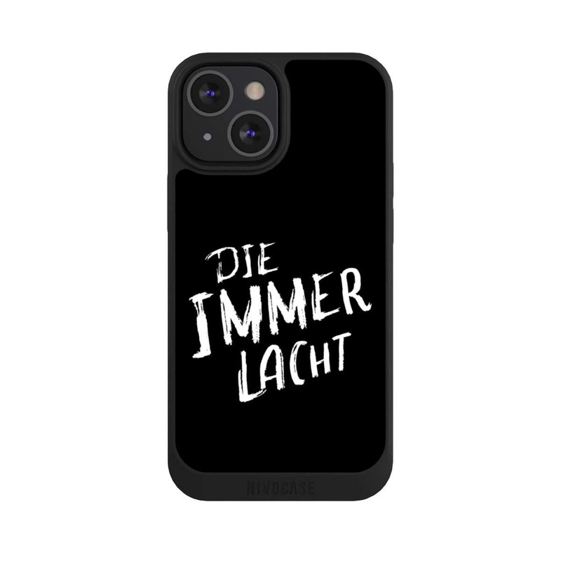 iPhone 13 Mini NIVOpure Die Immer Lacht Schwarz