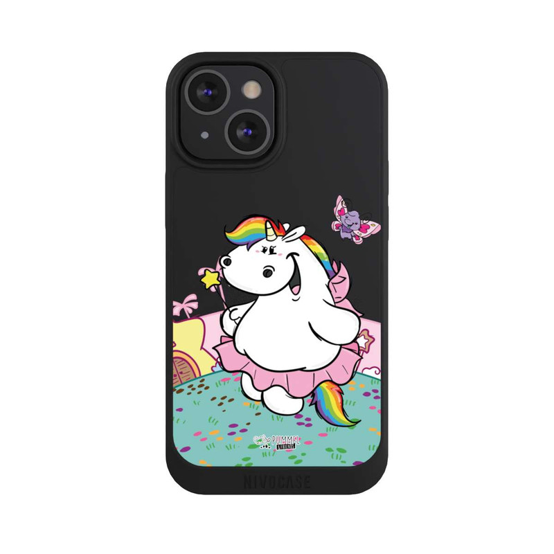 iPhone 13 Mini NIVOpure Glitzerglimmerstadt Transparent