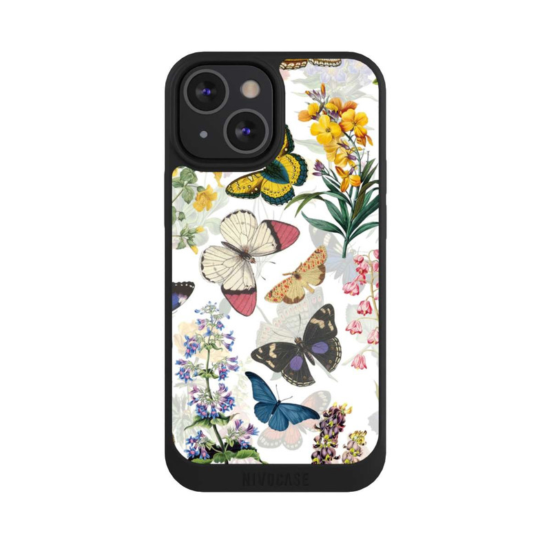 iPhone 13 Mini NIVOpure Feldblumen und Schmetterlinge