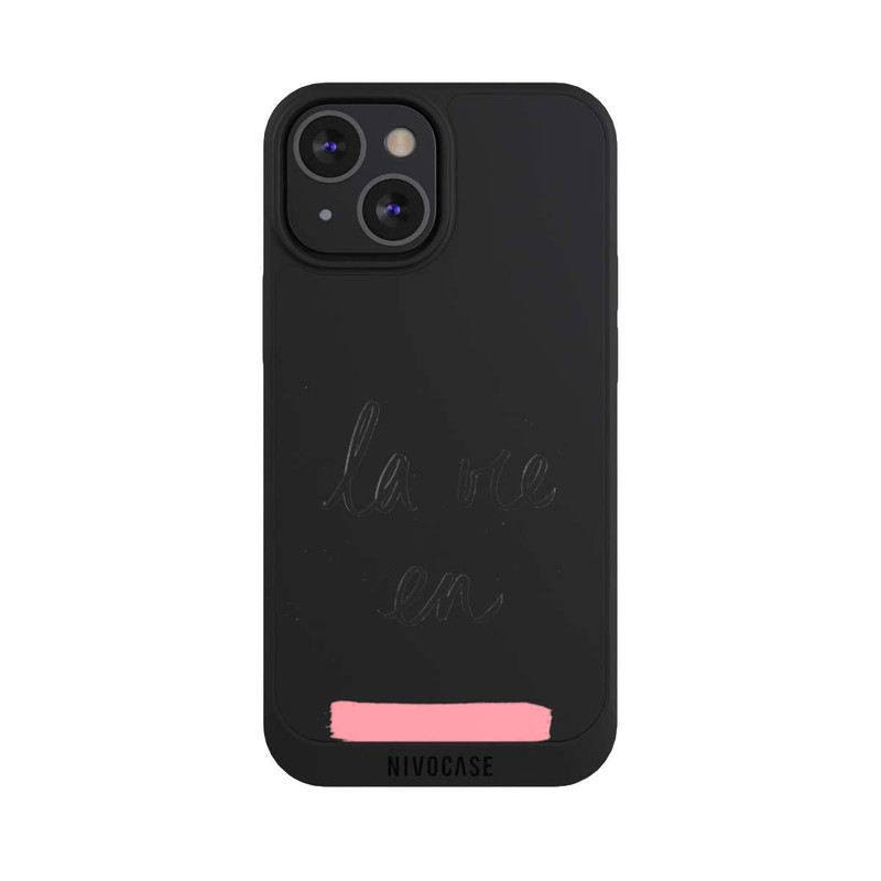 iPhone 13 Mini NIVOpure La vie en Pink Transparent