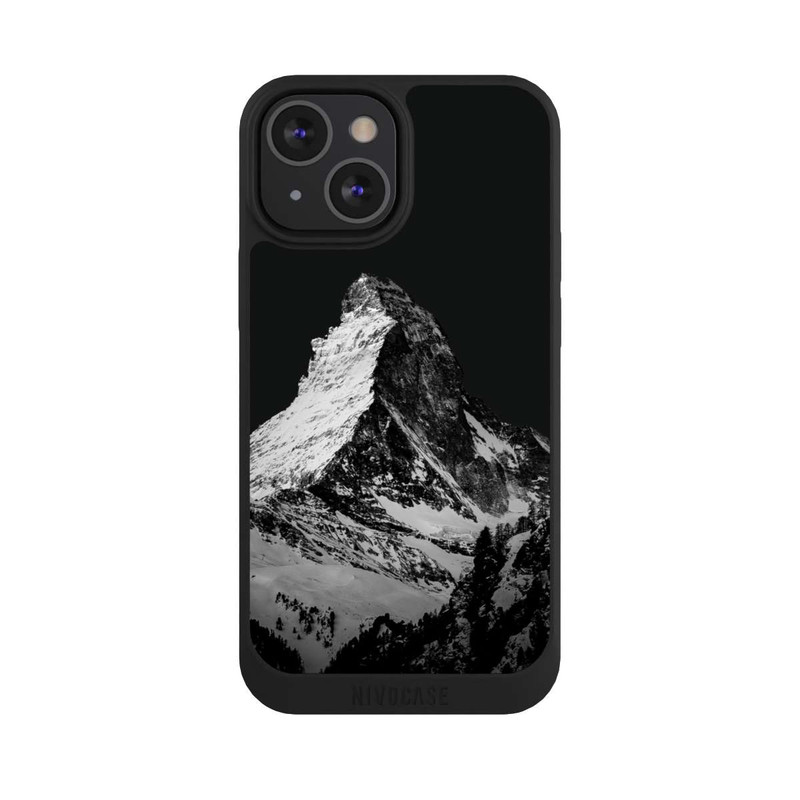 iPhone 13 Mini NIVOpure Snow Capped Mountains grey