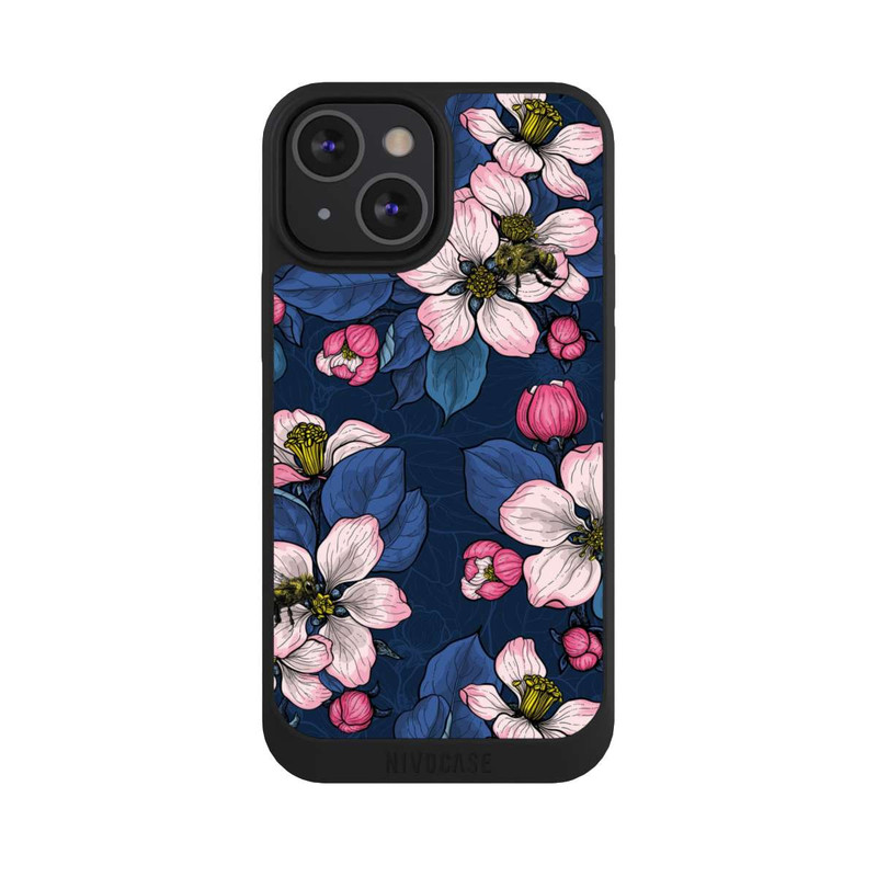 iPhone 13 Mini NIVOpure Apfelblüten Dunkel