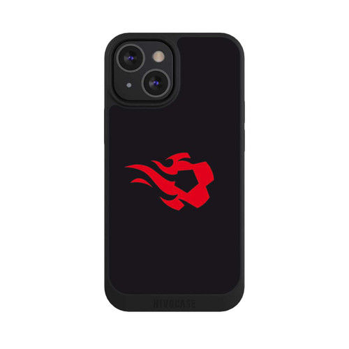 Apple iPhone 13 Mini NIVOpure Belgian Red Flames Schwarz
