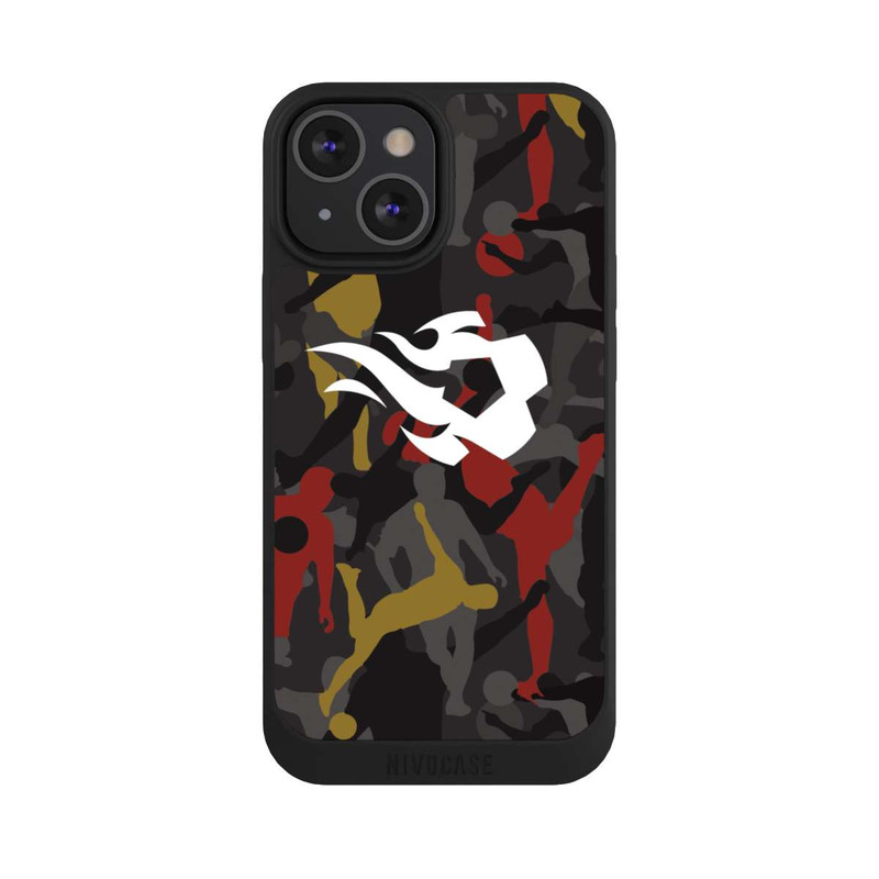 iPhone 13 Mini NIVOpure Belgische Rote Flammen Camouflage
