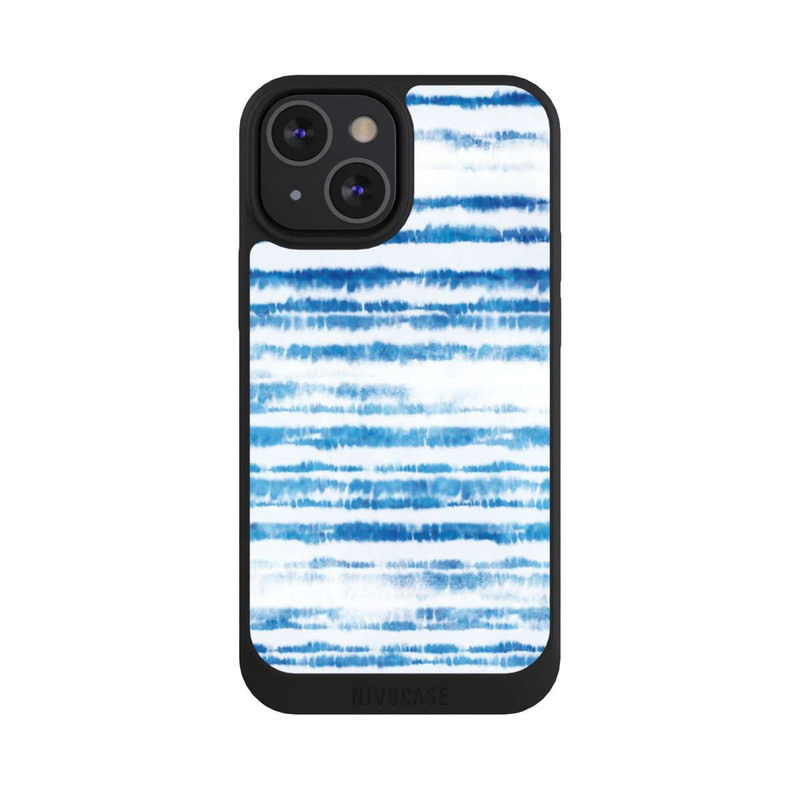 iPhone 13 Mini NIVOpure Blue Stripes - Batik