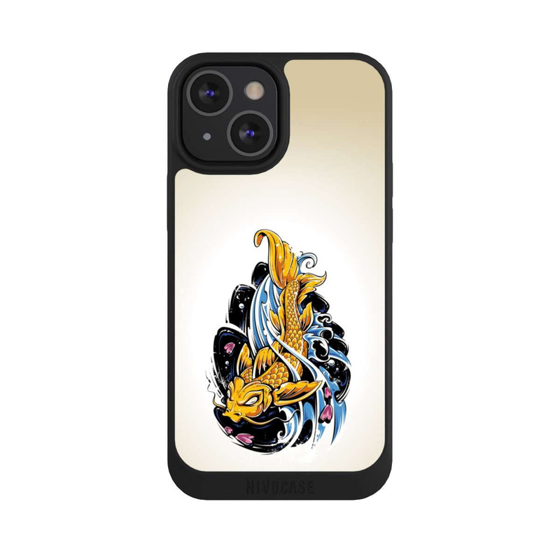 iPhone 13 Mini NIVOpure Japanese Fish Illustration 
