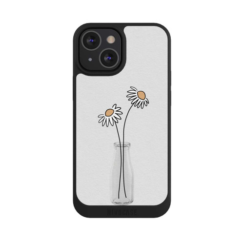 Apple iPhone 13 Mini NIVOpure Stillleben mit weißen Gänseblümchen