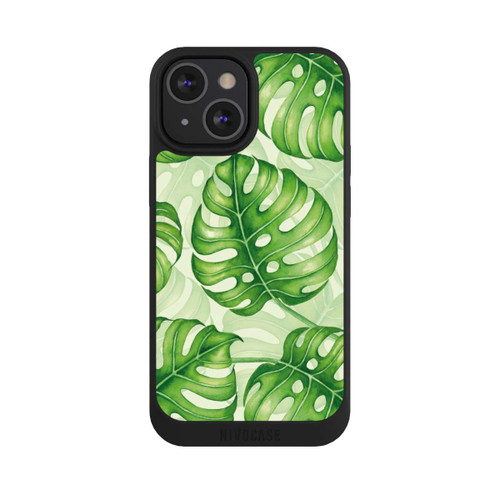 Apple iPhone 13 Mini NIVOpure Hübsches Palmblatt-Muster