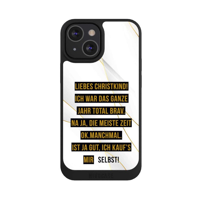 iPhone 13 Mini NIVOpure Liebes Christkind Marmor