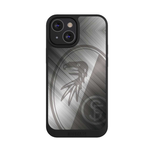 Apple iPhone 13 Mini NIVOpure SC Freiburg Glänzendes Metall Hintergrund