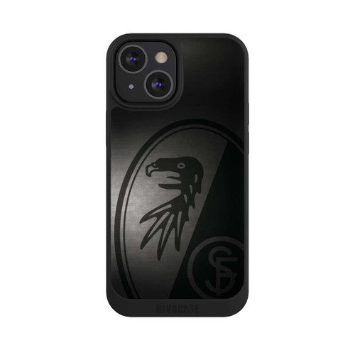 Apple iPhone 13 Mini NIVOpure SC Freiburg Dot Metall Hintergrund