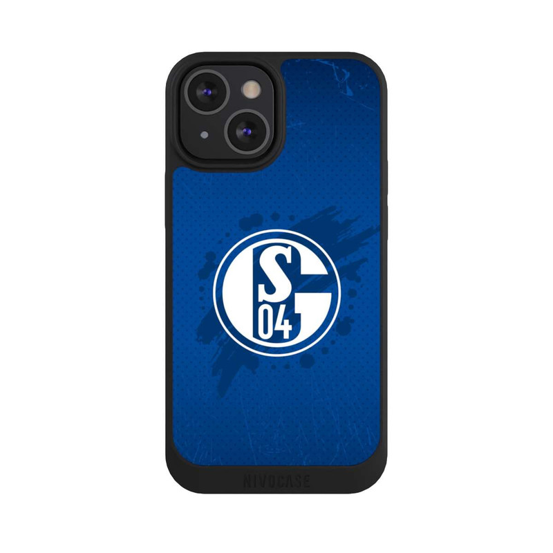 iPhone 13 Mini NIVOpure Schalke 04 Farbe Fleck Blau