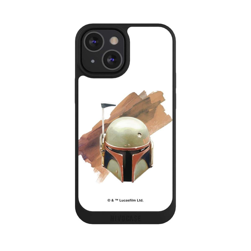 iPhone 13 Mini NIVOpure Boba Fett Helm Weiß