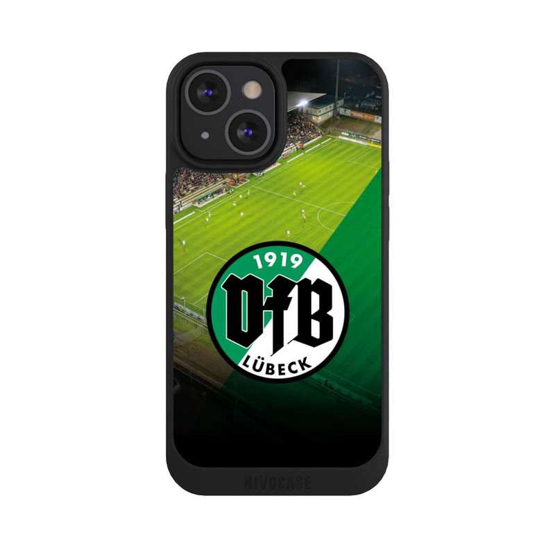 iPhone 13 Mini NIVOpure  VfB Lübeck Dreieck Grün Transparent Groß