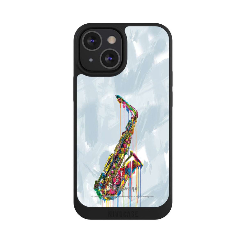 iPhone 13 Mini NIVOpure Saxophone Art By P.D. Moreno