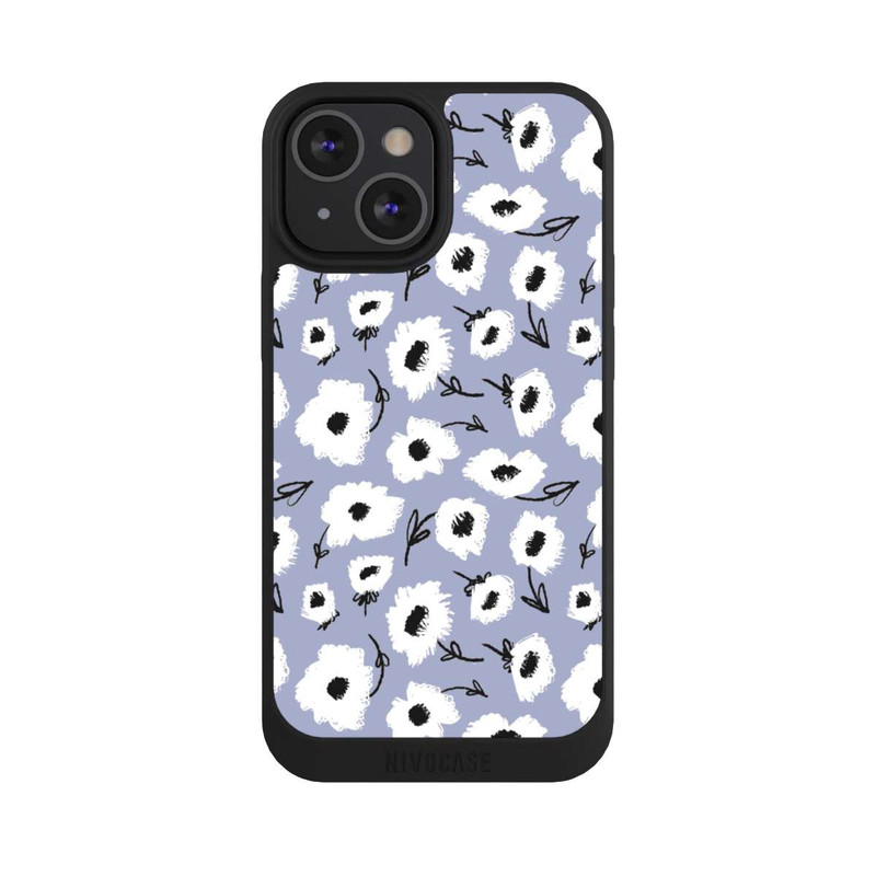 iPhone 13 Mini NIVOpure Flower Pattern Lila