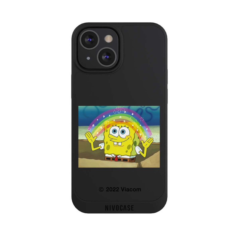 iPhone 13 Mini NIVOpure Spongebob - Rainbow Meme transparent