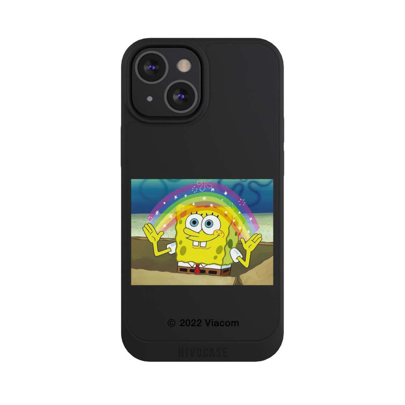 iPhone 13 Mini NIVOpure Spongebob - Regenbogen Meme transparent