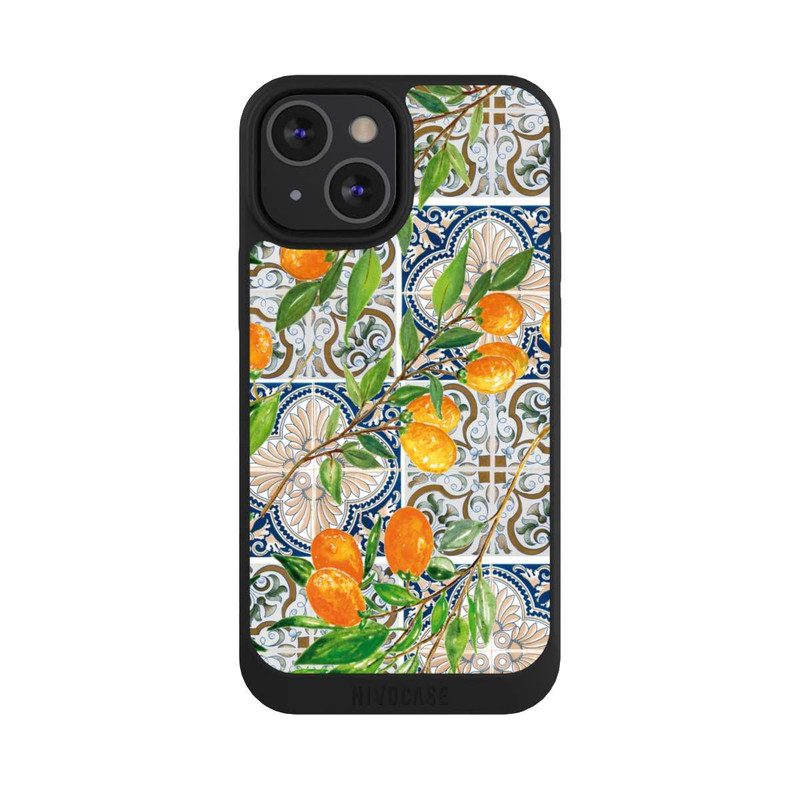iPhone 13 Mini NIVOpure Griechische Orangen Muster