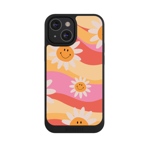 Apple iPhone 13 Mini NIVOpure Retro Smiles Orange Colorful