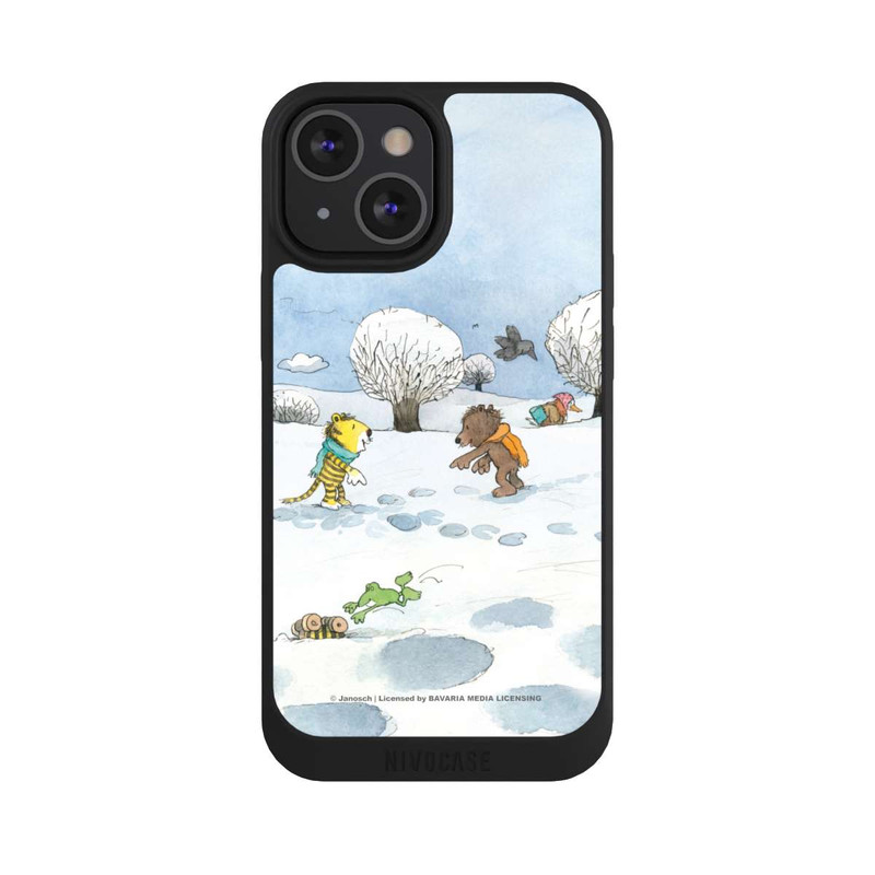 iPhone 13 Mini NIVOpure Kleiner Bär und kleiner Tiger im Schnee
