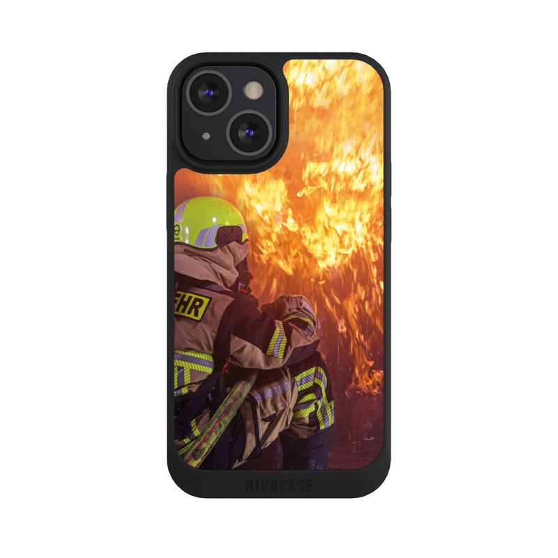 iPhone 13 Mini NIVOpure Feuerwehrmann Brennendes Herz