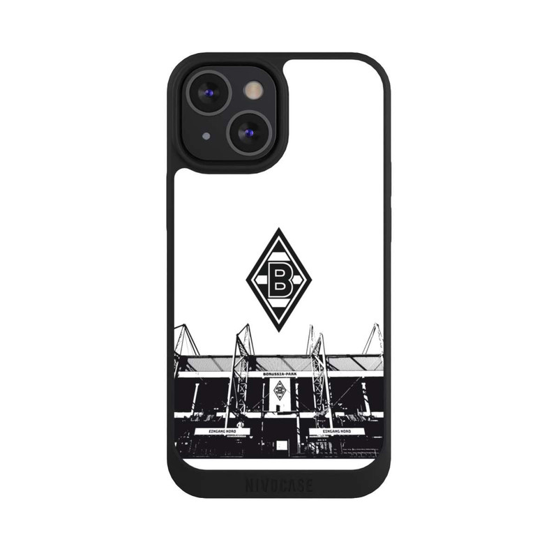iPhone 13 Mini NIVOpure Borussia-Park Schwarz und Weiß