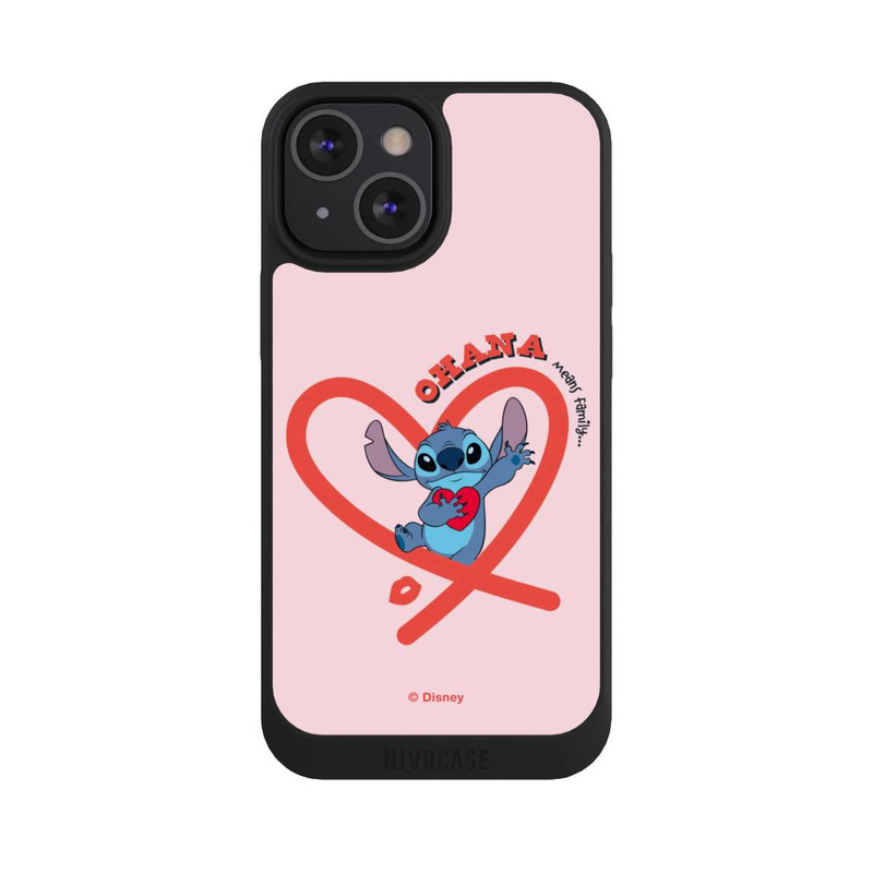 iPhone 13 Mini NIVOpure Stitch Ohana Rosa Herz
