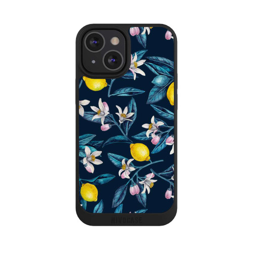 Apple iPhone 13 Mini NIVOpure Zitronen und Blüten dunkel