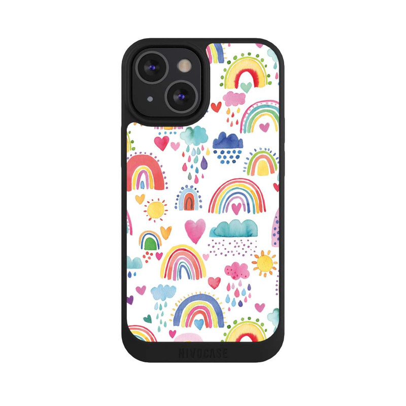 iPhone 13 Mini NIVOpure Schöne Regenbogen-Multi-Rot