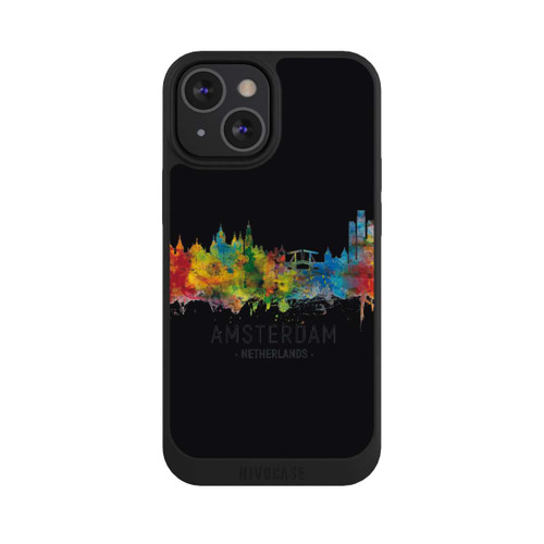 Apple iPhone 13 Mini NIVOpure Amsterdam Niederlande Skyline Schwarz